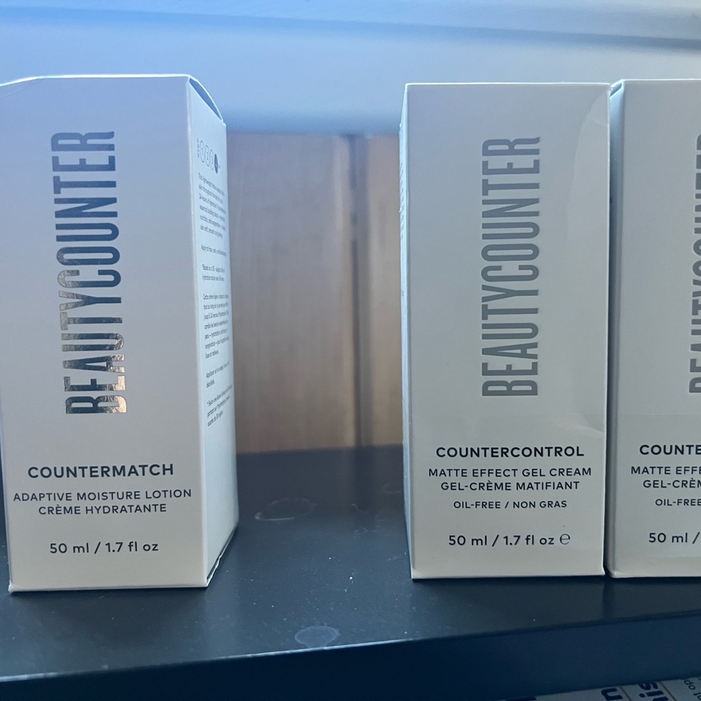 NEW IN BOX Beauty counter Adaptive and Gel Cream Moisturizers